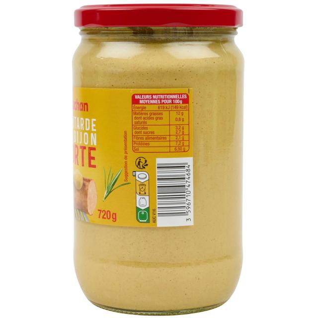 3596710474684 - Auchan - Moutarde de Dijon forte en bocal