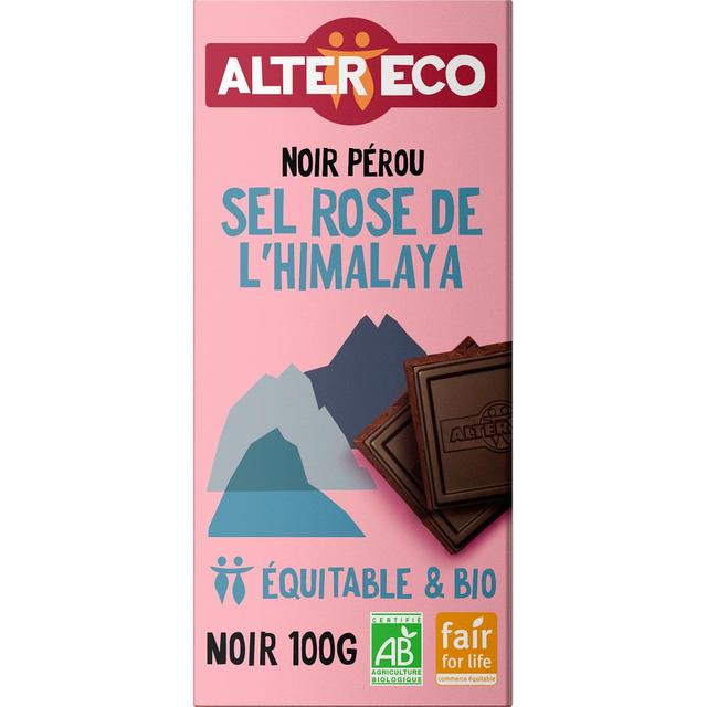3700214614884 - Alter Eco - Commerce Equitable - Chocolat noir bio au sel rose de l'Himalaya