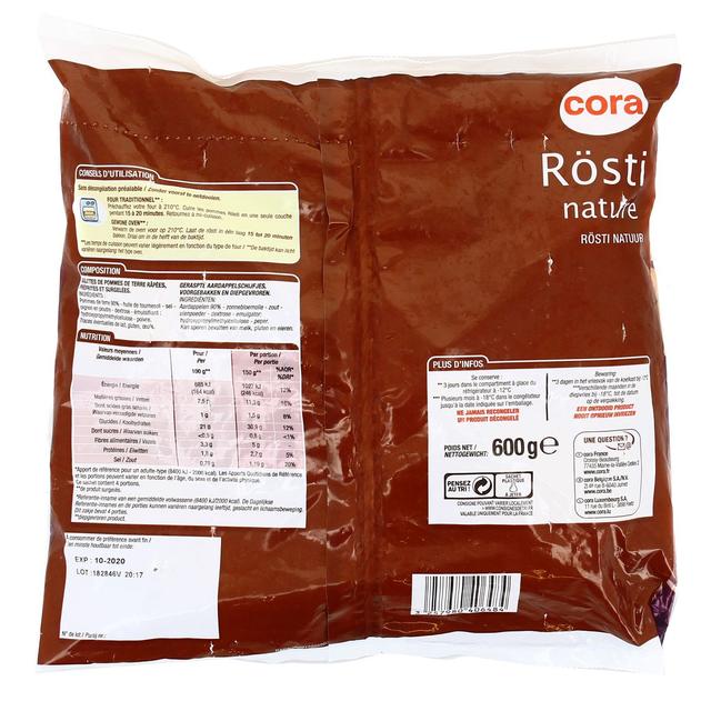 3257980406484 - Cora - Rösti nature