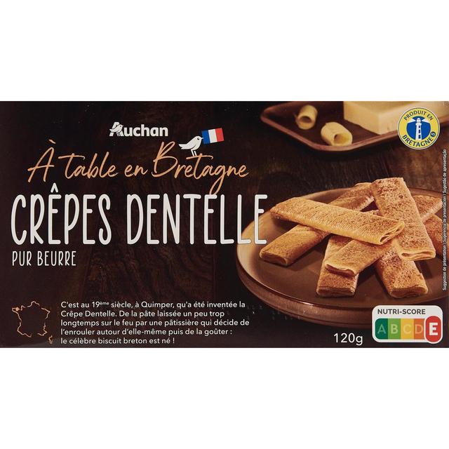 3596710518784 - Auchan Terroir - Crêpes dentelle pur beurre