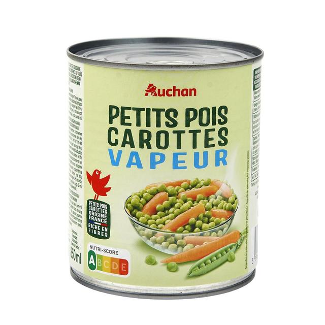 3596710489084 - Auchan - Petits pois carottes vapeur