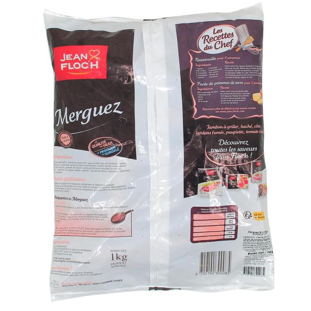 3700190300085 - Jean Floc'h - Merguez Véritable Boeuf / Mouton
