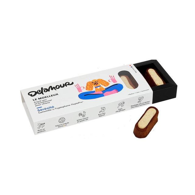 3760407550085 - Delamour - Friandise Pâtisserie Moelleux Sérénité -  Récompense pour chien