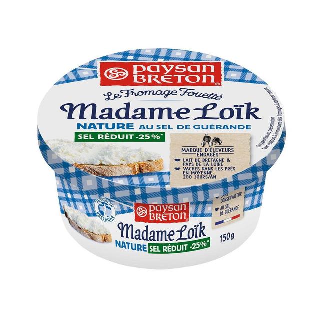 3412290070385 - Paysan Breton - Fromage fouetté Madame Loik nature au sel de Guérande sel réduit de 25%
