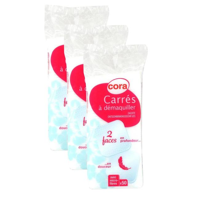 2050000310485 - Cora - Carrés à démaquiller