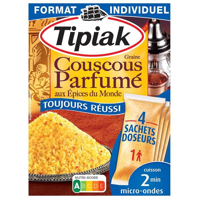 3600900020985 - Tipiak - Couscous Parfumé aux épices du monde sachets cuisson 4x65g