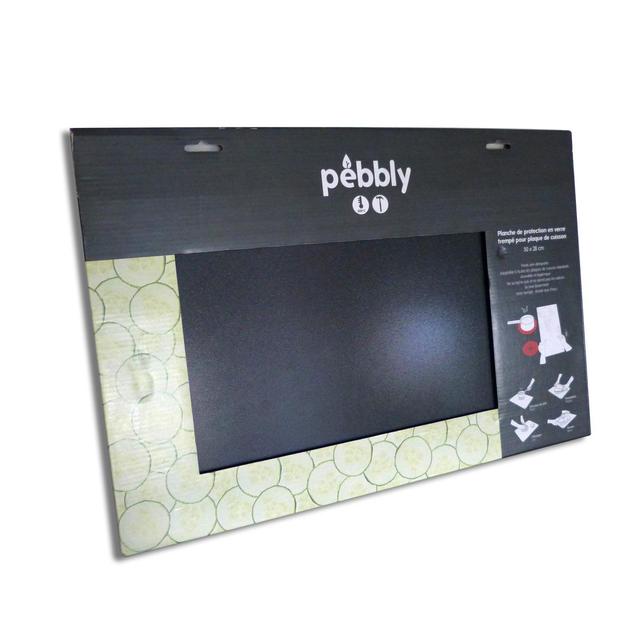 3760132811185 - Pebbly - Planche de protection pour plaque de cuisson - Demi format