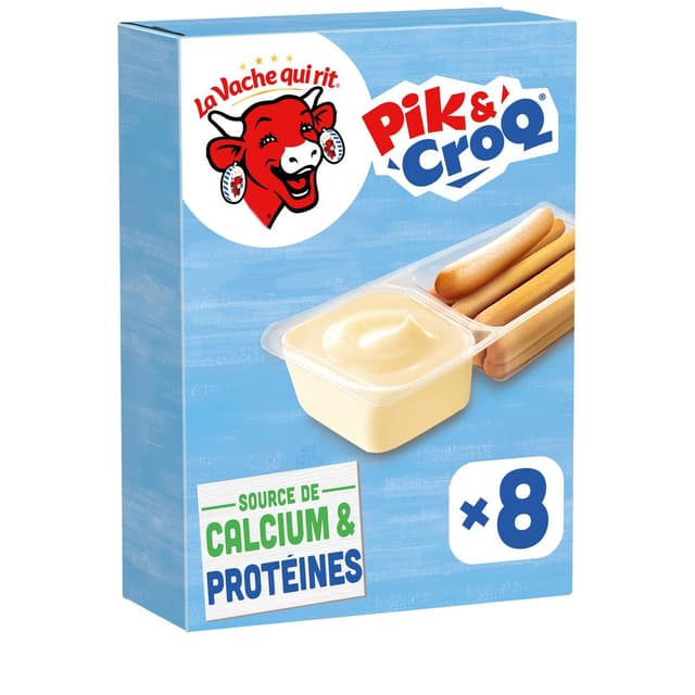3073781191585 - La vache qui rit - Fromage fondu et gressins natures