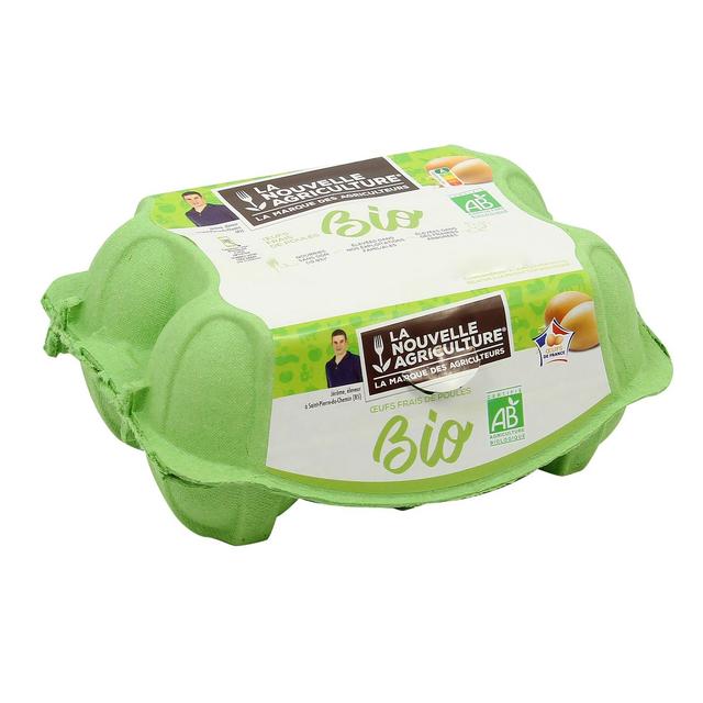 3760150111885 - La Nouvelle Agriculture - Oeufs bio frais, tout calibre