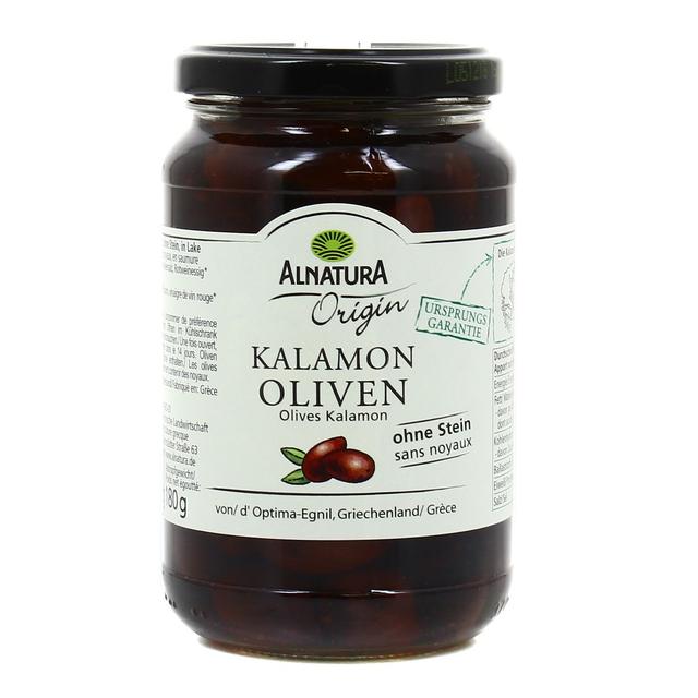 4104420132085 - Alnatura - Olives Kalamon dénoyautées bio