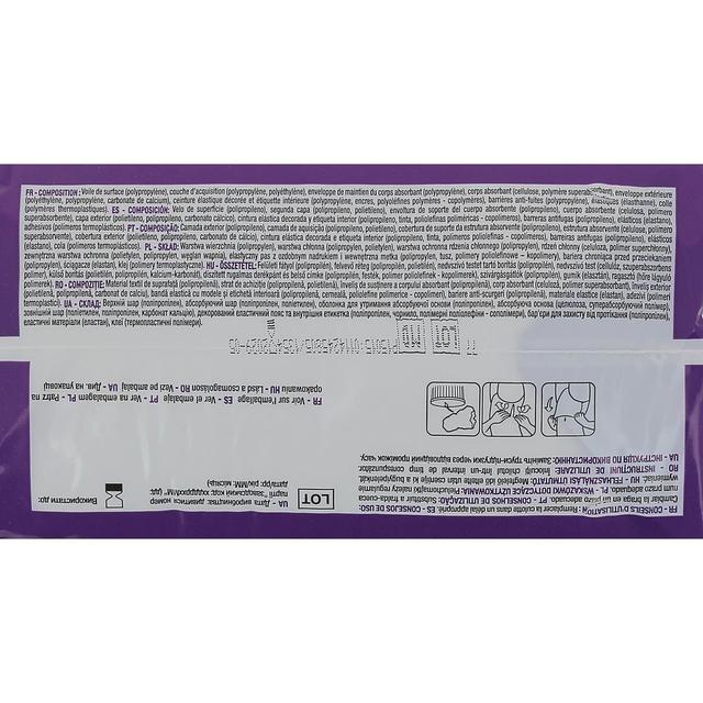 3596710522385 - Auchan - Culottes discreet incontinence blanc décoré taille M 70-100cm