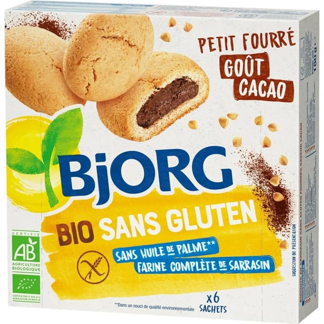 3229820794785 - Bjorg - Petit fourré goût cacao bio et sans gluten