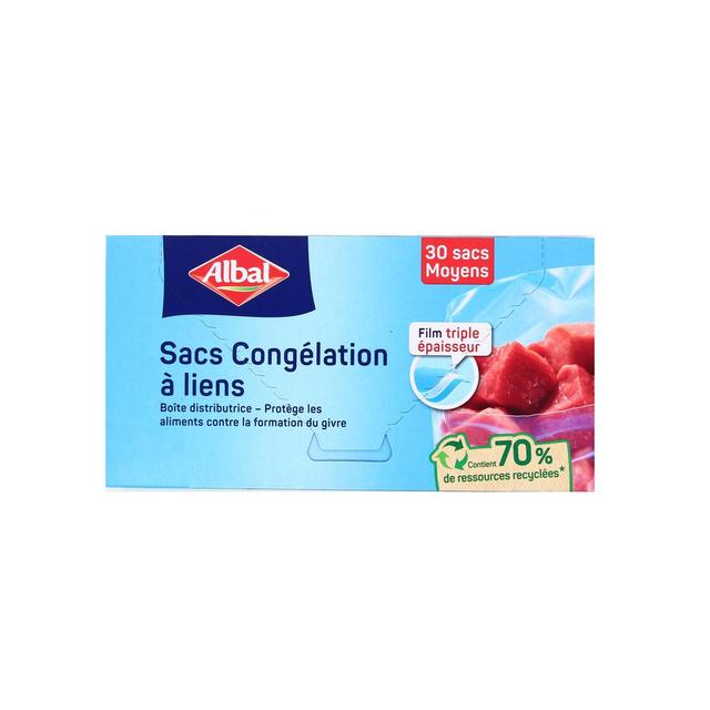 4008871216885 - Albal - Sacs congélation à liens - Moyen modèle