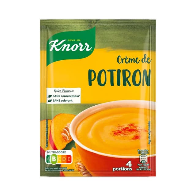 8718114808185 - Knorr - Soupe Crème de potiron déshydratée