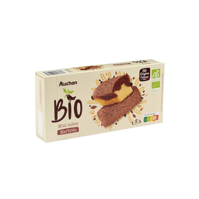 3596710549085 - Auchan BIO - Mini cakes marbres bio