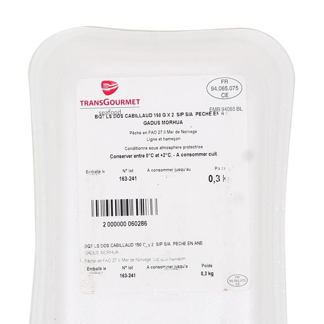 2000000060286 - Transgourmet Seafood - Dos de Cabillaud