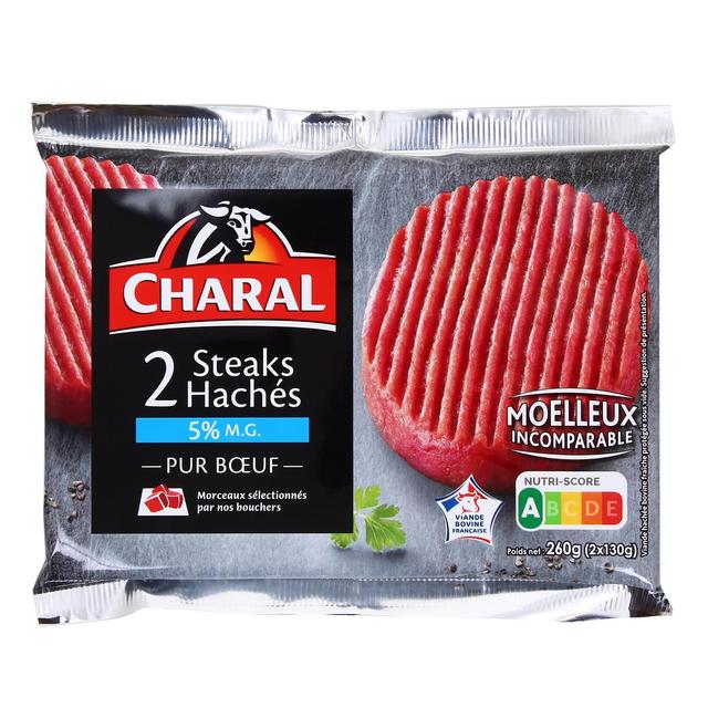 3181232220286 - Charal - Steaks Hachés 5%MG