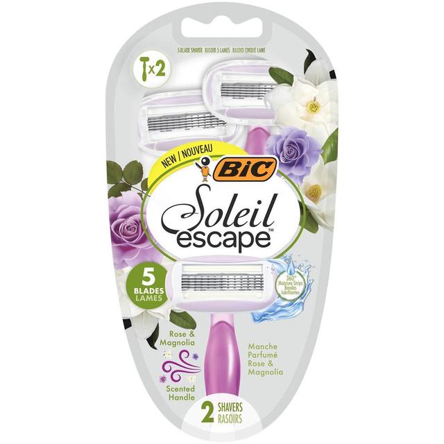 3086123740686 - Bic - Rasoir Escape 5 Rose & Magnolia