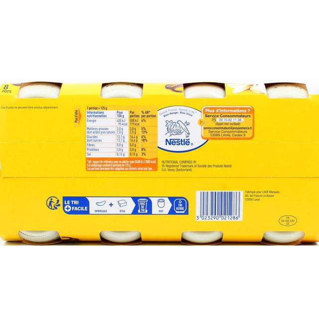 3023290021286 - La laitière - Yaourt à la Vanille