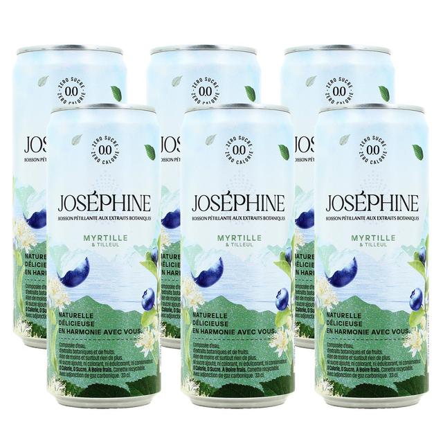 2050000412486 - Josephine - Eau pétillante aux extraits botaniques de myrtille et tilleul