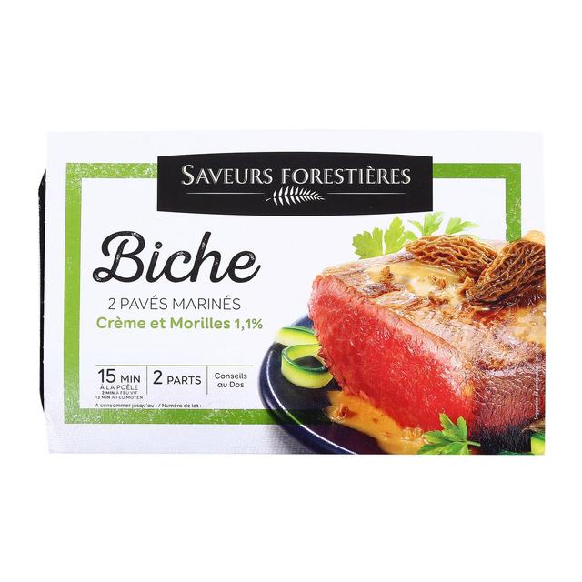 3266980053086 - Saveurs Forestières - 2 Pavés de Biche aux Morilles