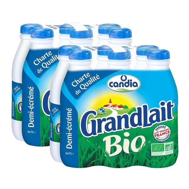 2050000334986 - Candia - Lait Bio Demi-écrémé