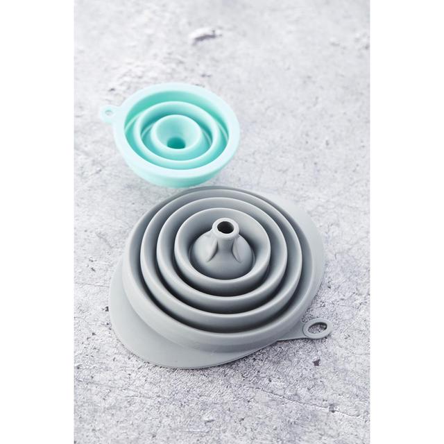 5420059825686 - Dotz - Entonnoir pliable silicone bleu aqua