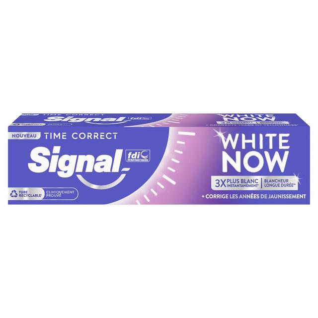 8720181327186 - Signal - Dentifrice Anti-Jaunissement White Now Time Correct