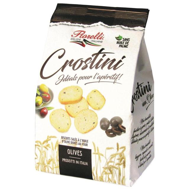 3760077537386 - Florelli - Crostini Olives noires- Mini Bruschetta
