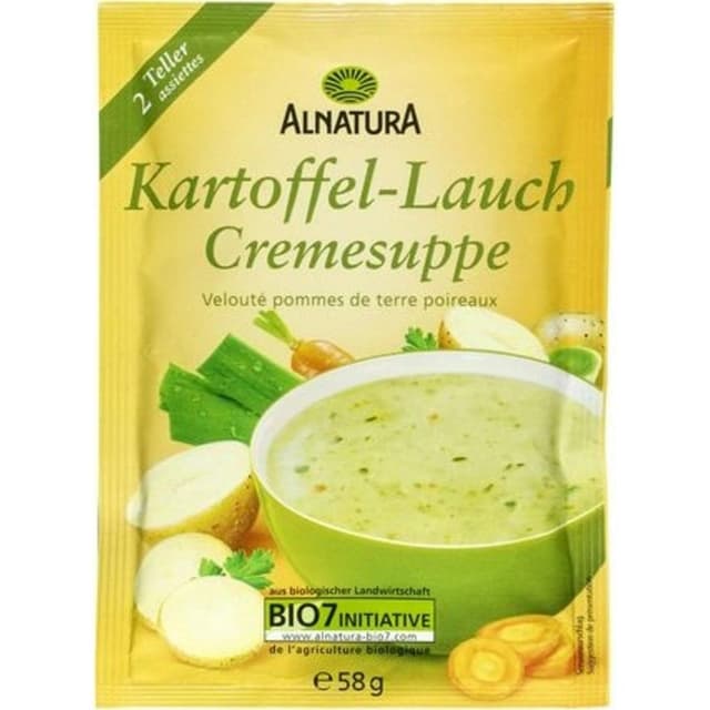 4104420017986 - Alnatura - Soupe Velouté pommes terre poireau déshydratée sans sucres ajoutés bio