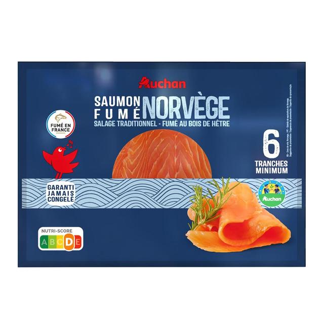 3596710528486 - Auchan - Saumon Fumé de Norvège