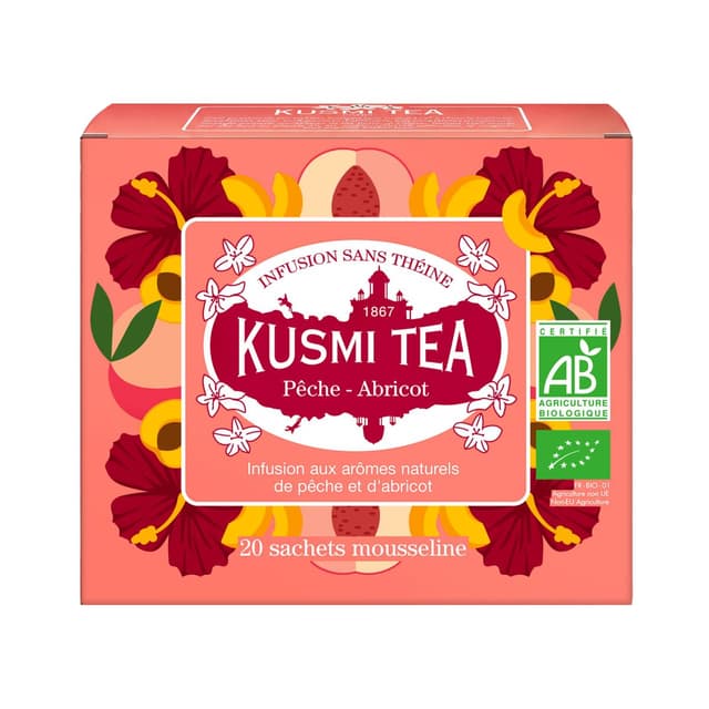 3585810119786 - Kusmi Tea - Infusion Pêche Abricot bio