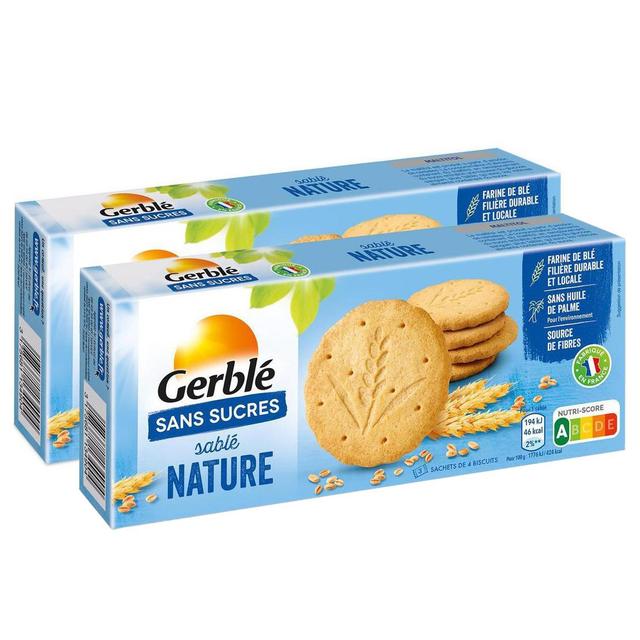 2050000400087 - Gerblé Sans Sucres - 12 Sablés nature sans sucres