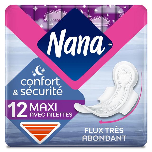 7322540600087 - Nana - Serviettes hygiéniques maxi goodnight