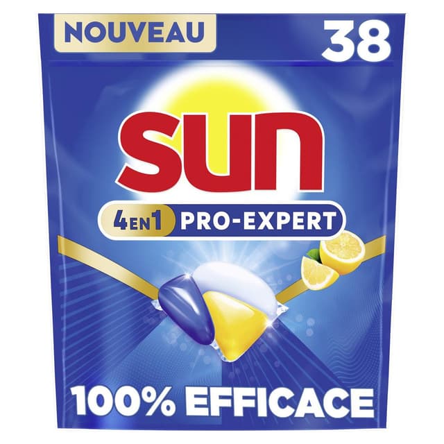 8720181630187 - Sun - Capsules Lave-Vaisselle Citron Pro Expert
