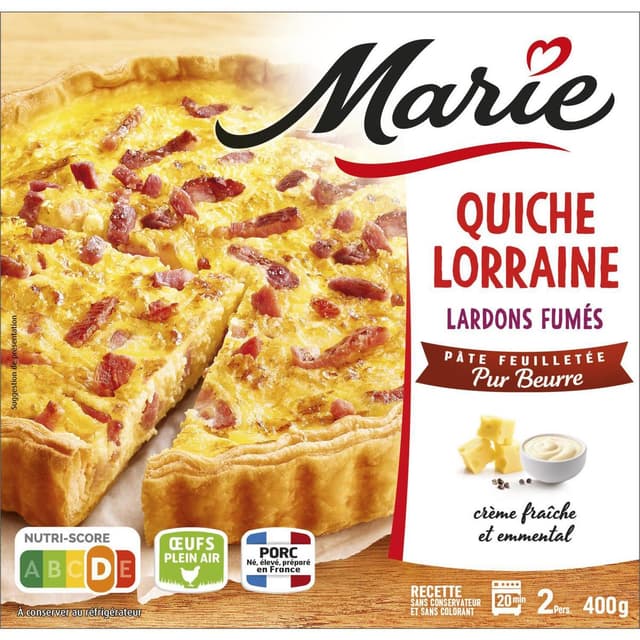 3248830000587 - Marie - Quiche Lorraine Pur Beurre