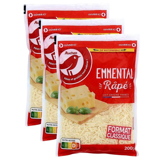 2050000410987 - Auchan - Emmental râpé français