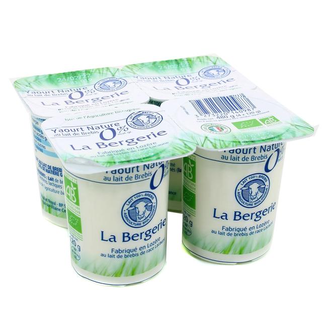 3273220140987 - LA Bergerie - Yaourt Nature 0% au Lait de Brebis, Bio