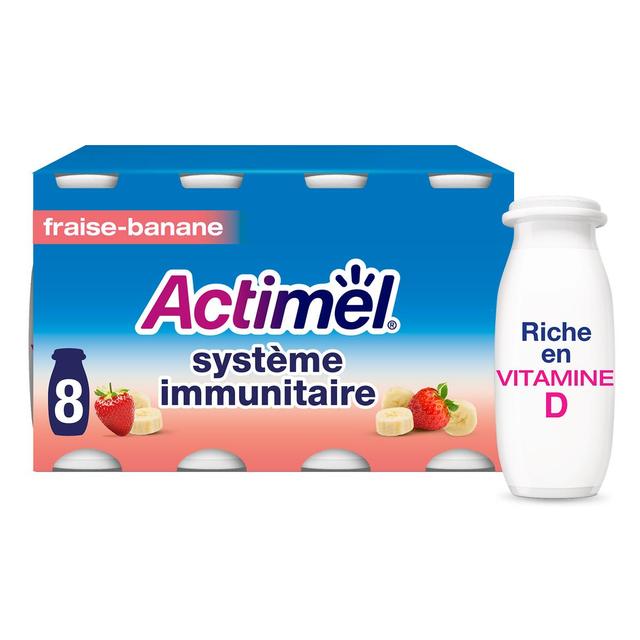 3033491781087 - Actimel - Yaourt à boire Fraise Banane