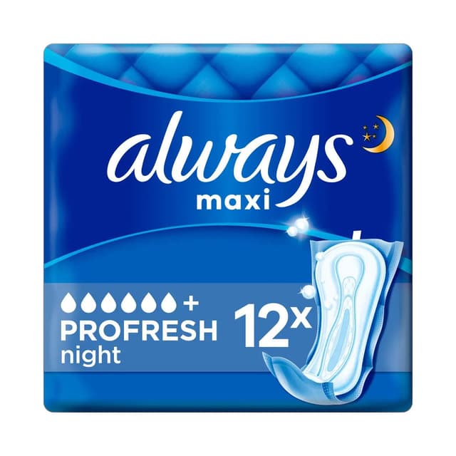 8001090761187 - Always - Serviettes hygiéniques Nuit - Maxi Night ProFresh