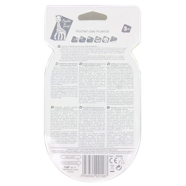 3056562001587 - Vulli - Hochet clés musicales Sophie la girafe
