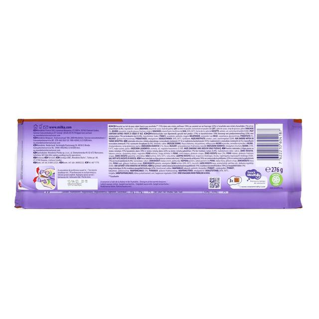 7622210604187 - Milka - Chocolat au lait cacahuètes et caramel
