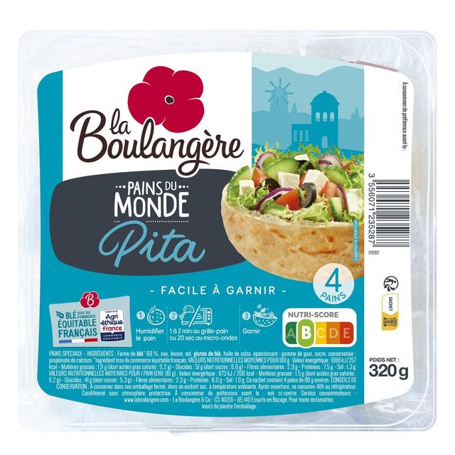 3556071235287 - La Boulangère - Pains Pita