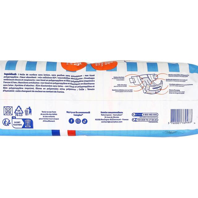 3760001769487 - Carryboo de Nos Region - Couche T2 (3-6kg)