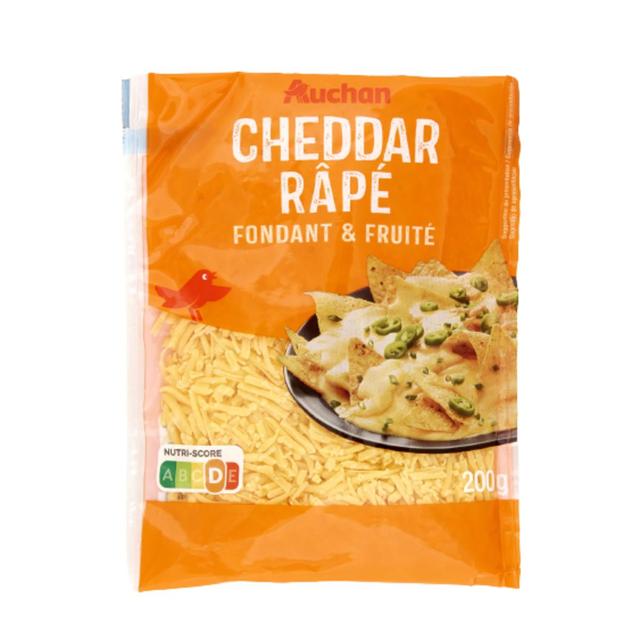 3596710530588 - Auchan - Cheddar râpé