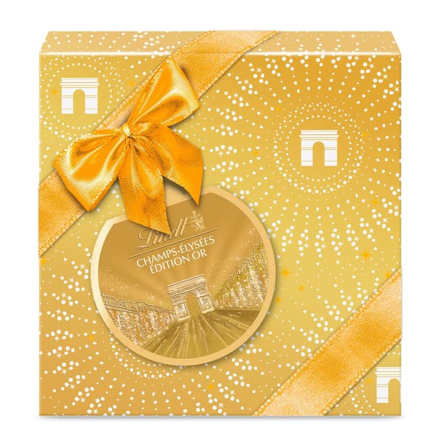 3046920010788 - Lindt - Boîte cadeau chocolat Champs-Elysées édition OR