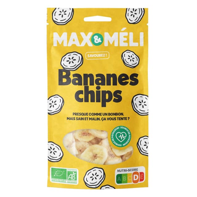 3760099531188 - Pronatura / Max et Méli - Bananes chips bio