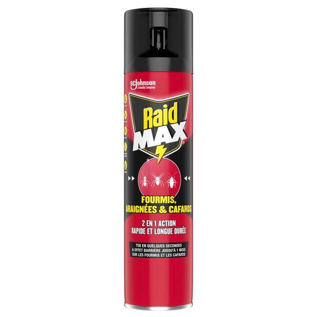 5000204342888 - Raid Max - Insecticidel 2en1 Fourmis Araignées et Cafards