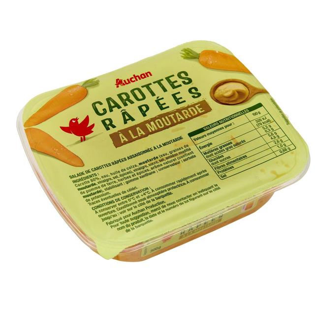 3596710484188 - Auchan - Carottes Râpées à la Moutarde