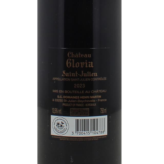 3700415104788 - Saint-Julien AOC - Château Gloria